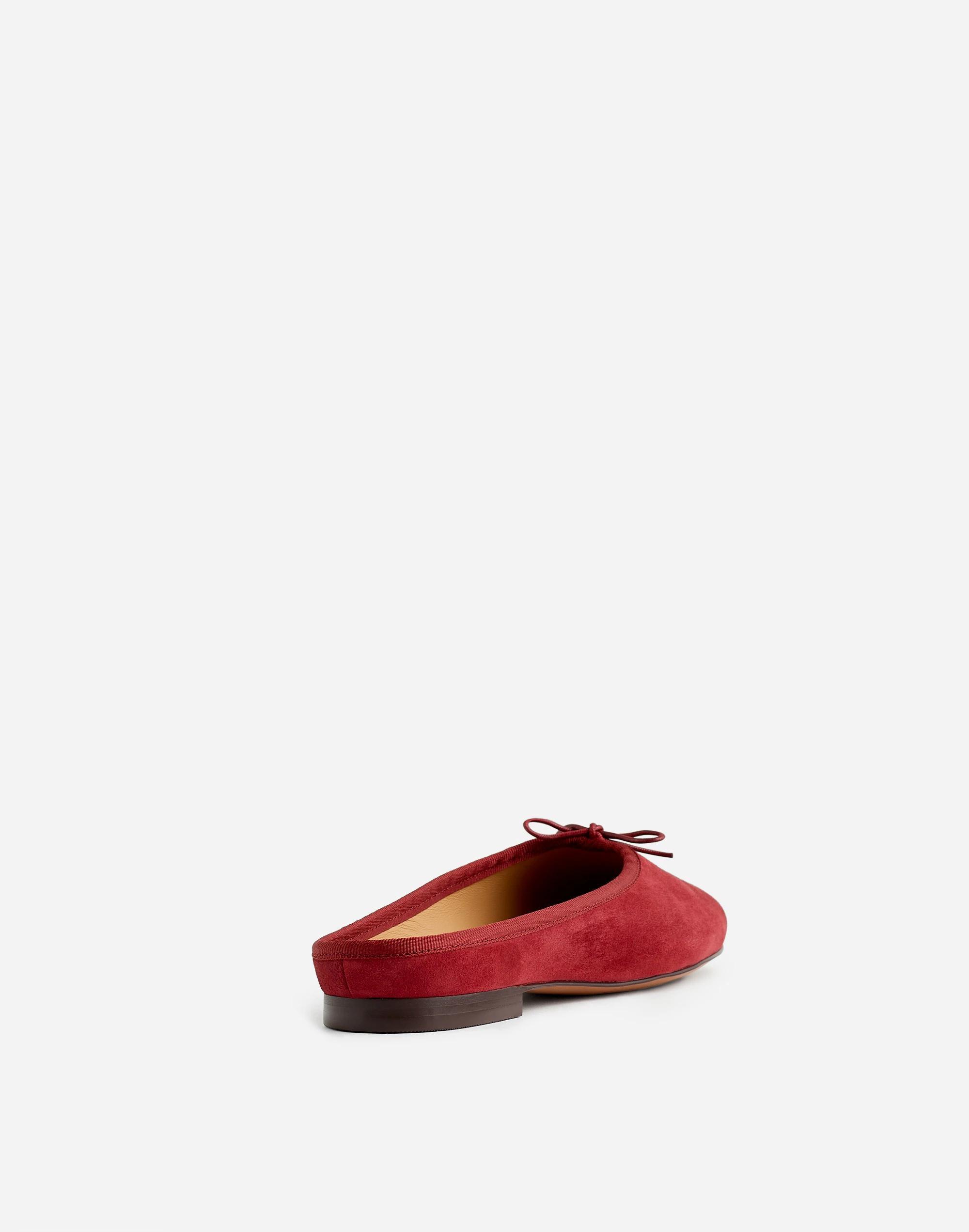 The April Ballet Flat Mule in Suede Product Image