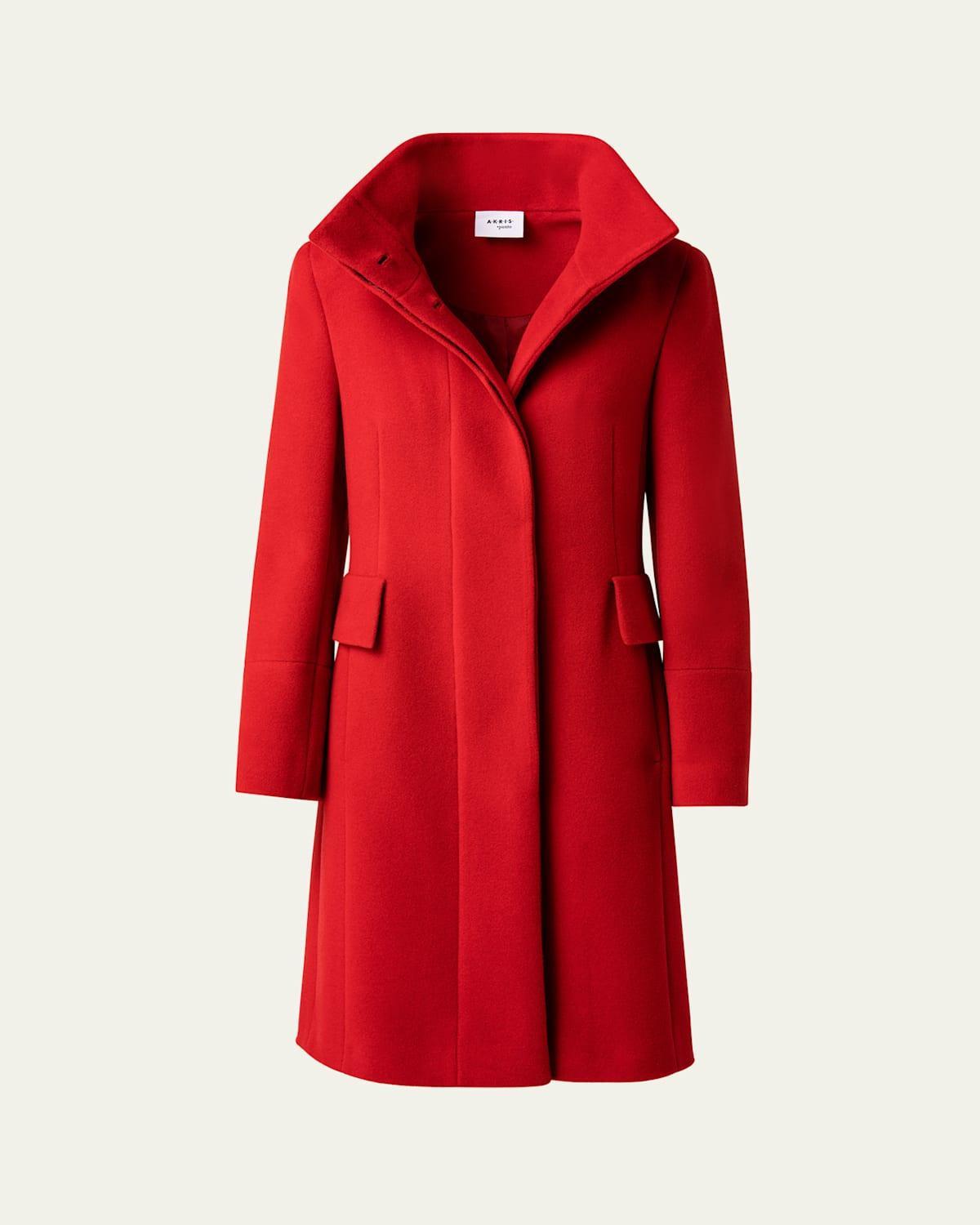 Duffle Knee-Length Wool Coat Product Image