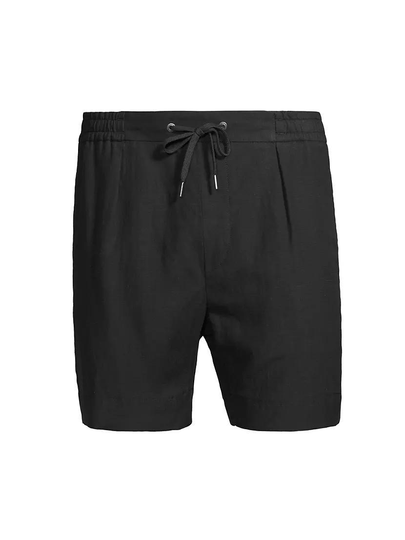 Silk-Linen Dorset Shorts Product Image