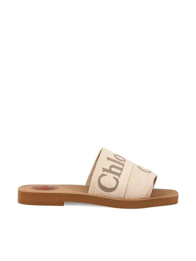 Woody Sandals In White Product Image