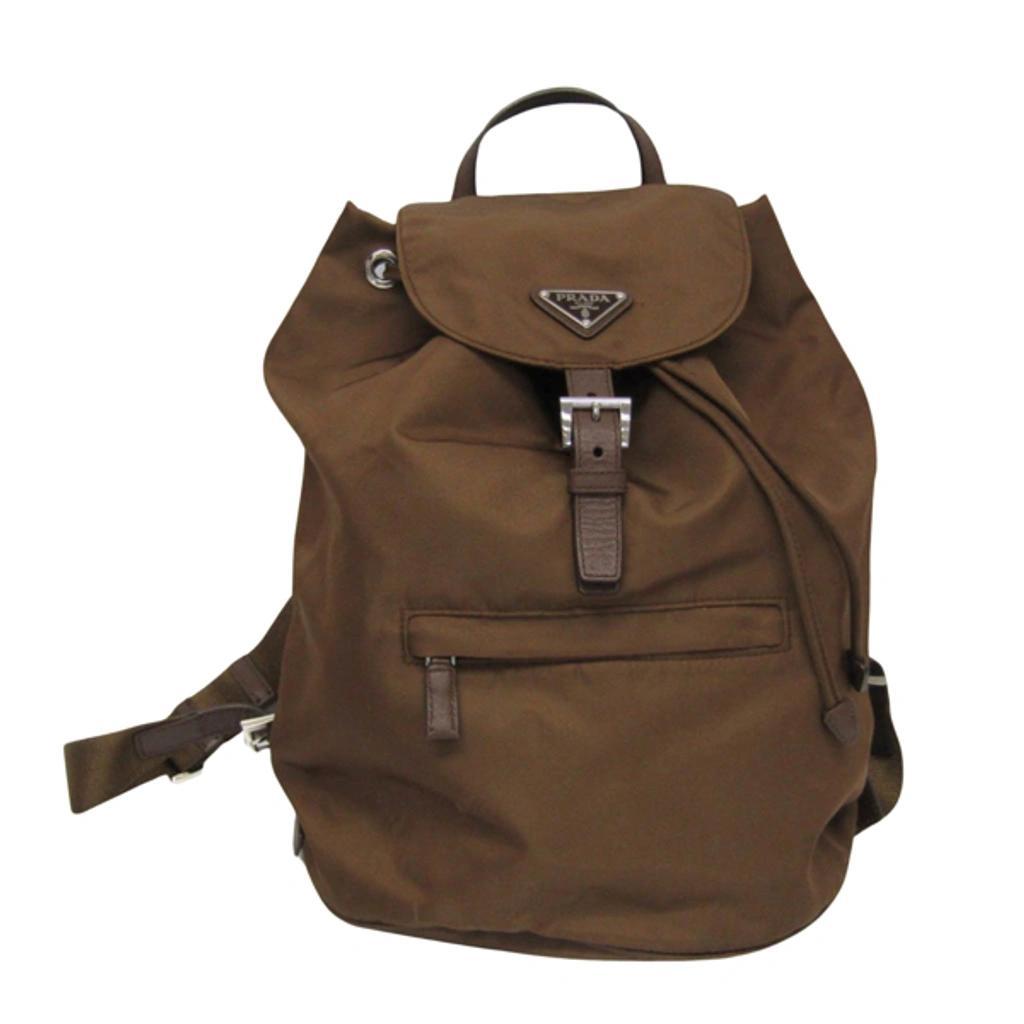 Synthetic Backpack Bag () In Brown Product Image