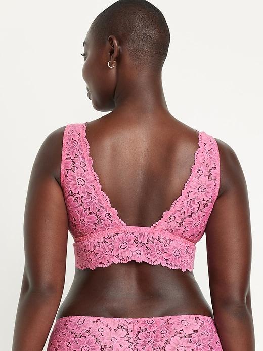 Lace Front-Close Bralette Product Image