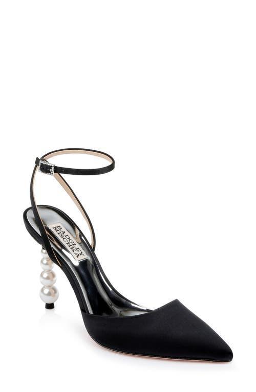Badgley Mischka Collection Indie Ankle Strap Pointed Toe Pump Product Image
