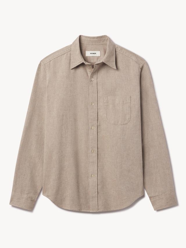 Heather Limestone Pacific Twill One Pocket Shirt Product Image