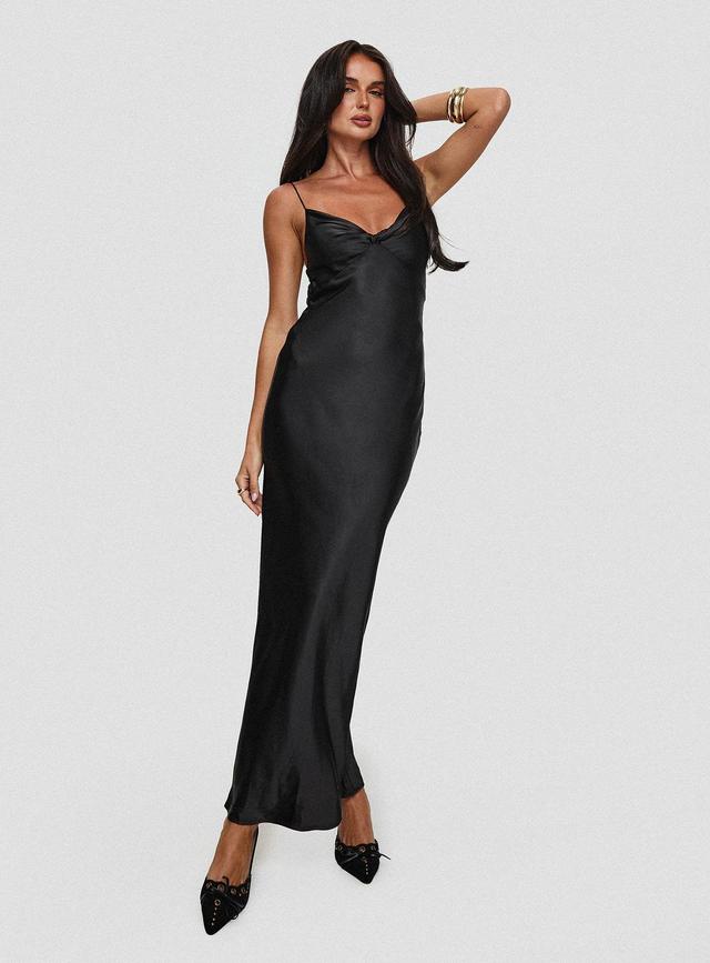 Marilyn Maxi Dress Black Product Image