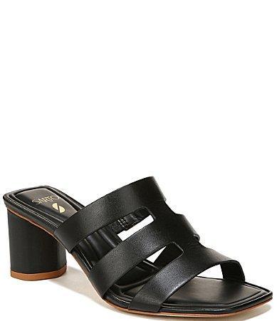 Sarto by Franco Sarto Flexa Carly Leather Slide Sandals Product Image