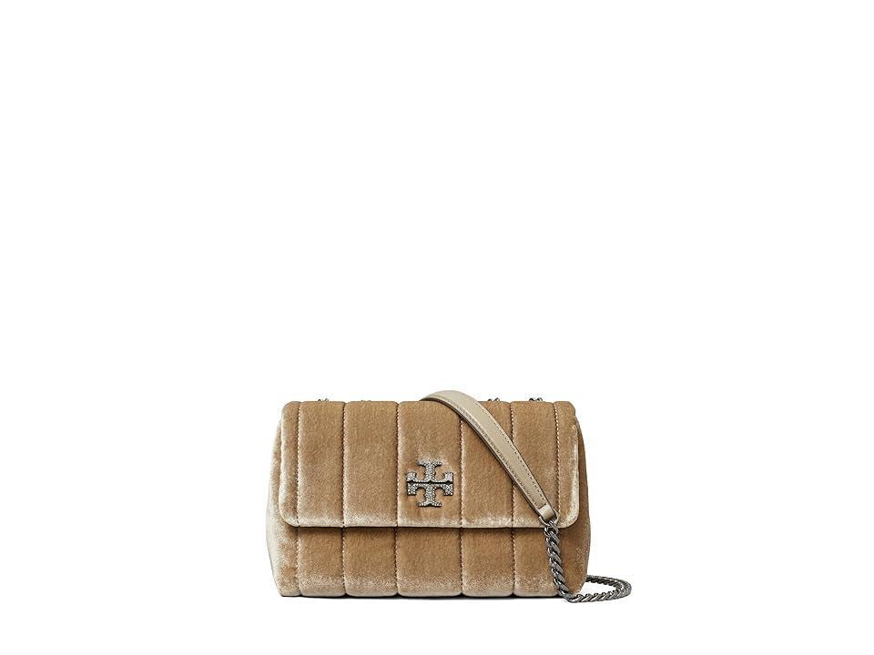 Tory Burch Kira Velvet Small Convertible Shoulder Bag (Classic ) Cross Body Handbags Product Image