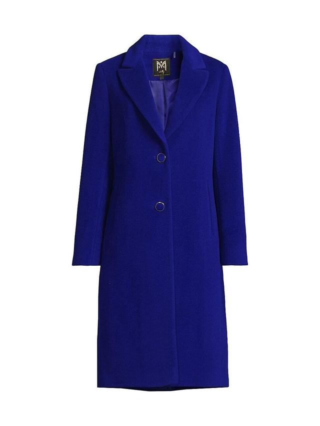 Womens Wool-Blend Single-Breasted Coat Product Image