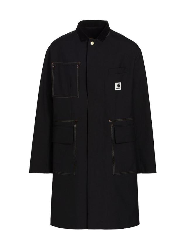 Mens Sacai x Carhartt WIP Suiting Bonding Coat Product Image