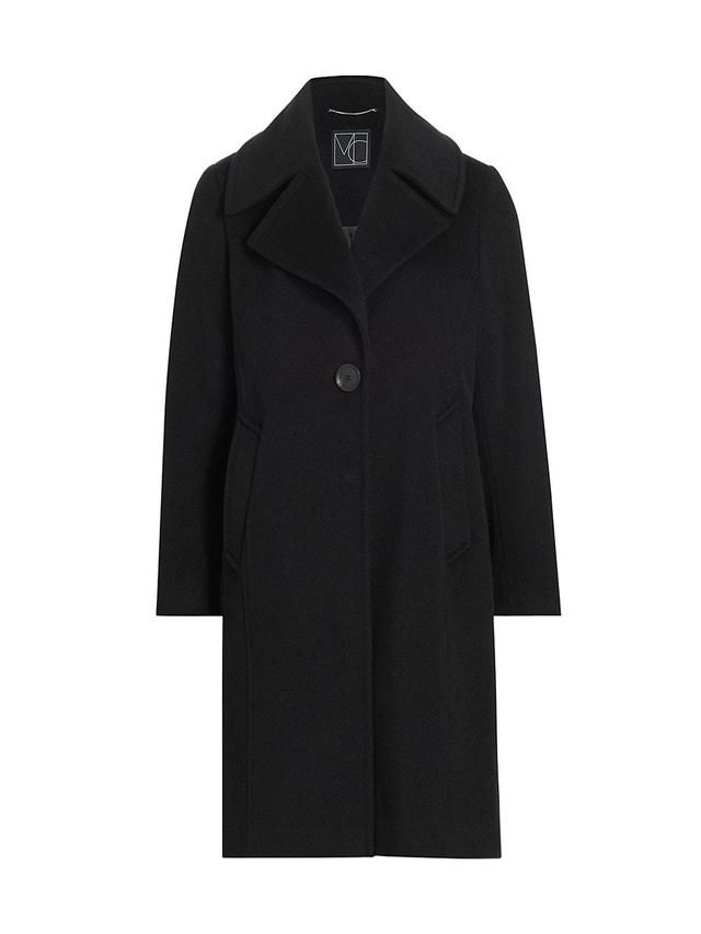 Womens Jess Wide-Collar Wool Coat Product Image