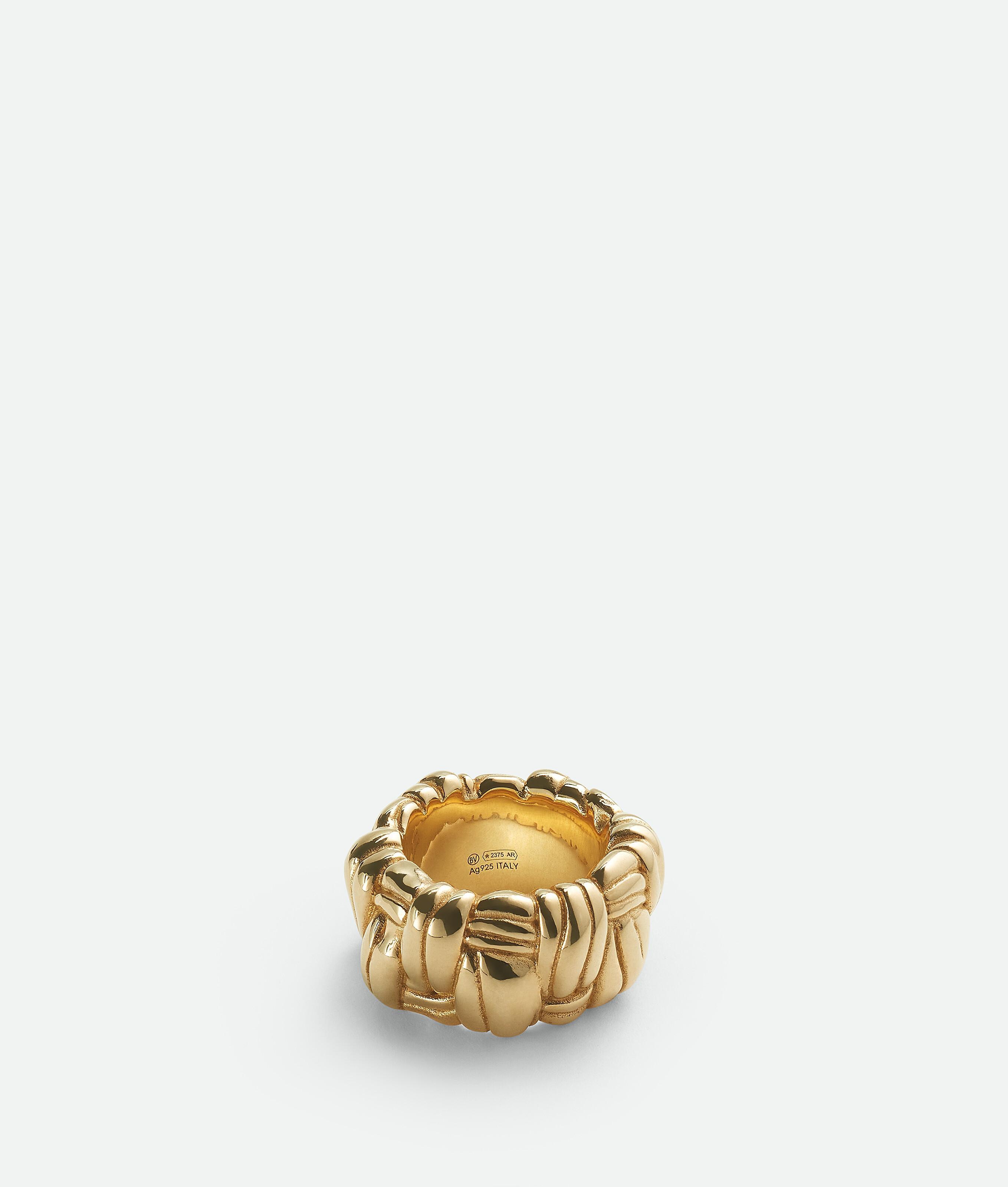 Women's Pleat Ring in Yellow gold Product Image