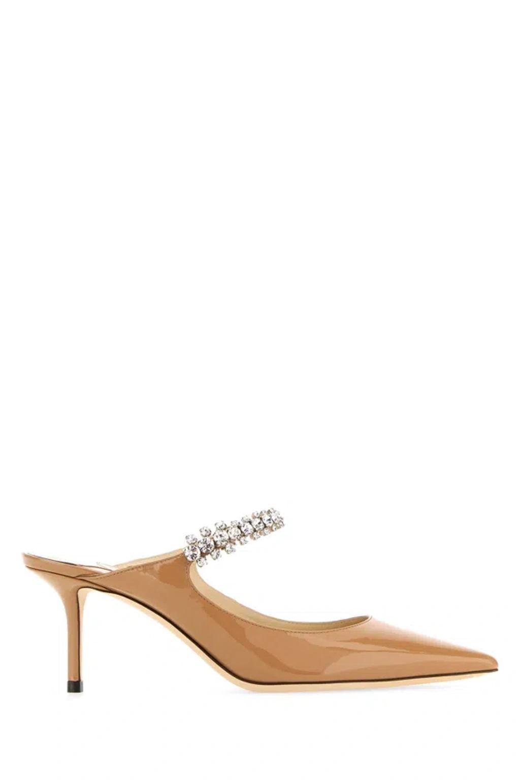 JIMMY CHOO Flat Shoes In Brown Product Image