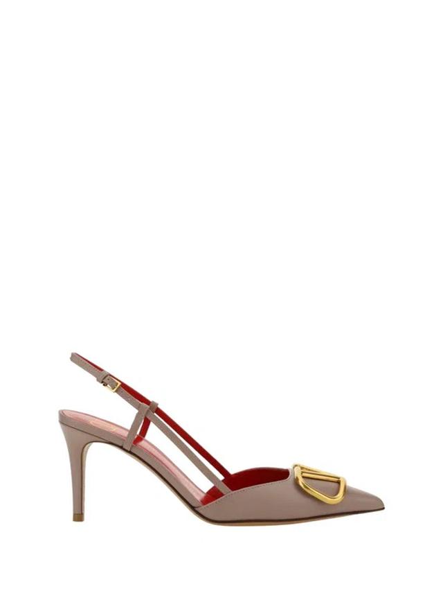 Vlogo Pumps Slingback In Beige Product Image