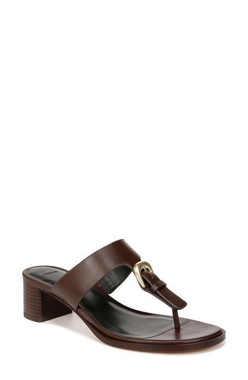 Womens Aubrey Leather Thong Sandals Product Image