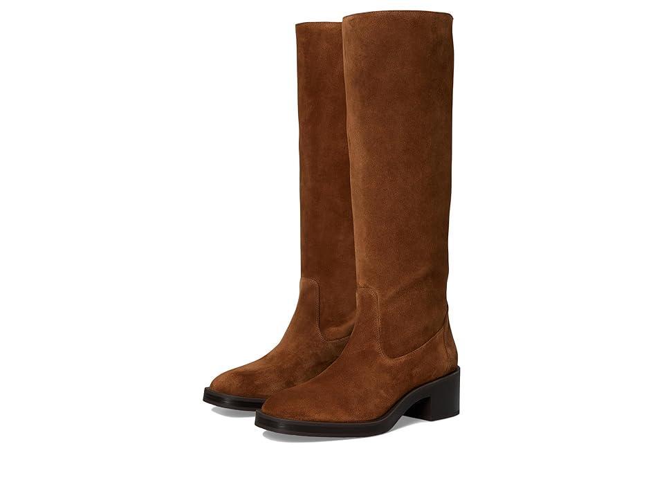 Stuart Weitzman Kaia Knee-High Boot (Coffee) Women's Flat Shoes Product Image