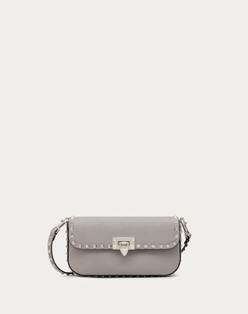 VALENTINO GARAVANI ROCKSTUD GRAINY CALFSKIN SHOULDER BAG  Product Image