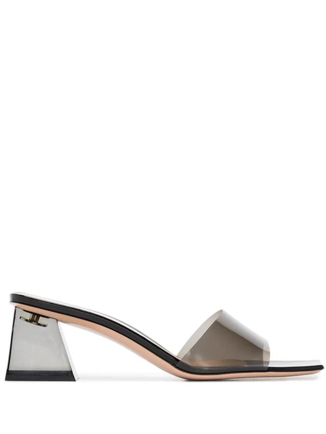 GIANVITO ROSSI Black 55 Pvc Sandals Product Image