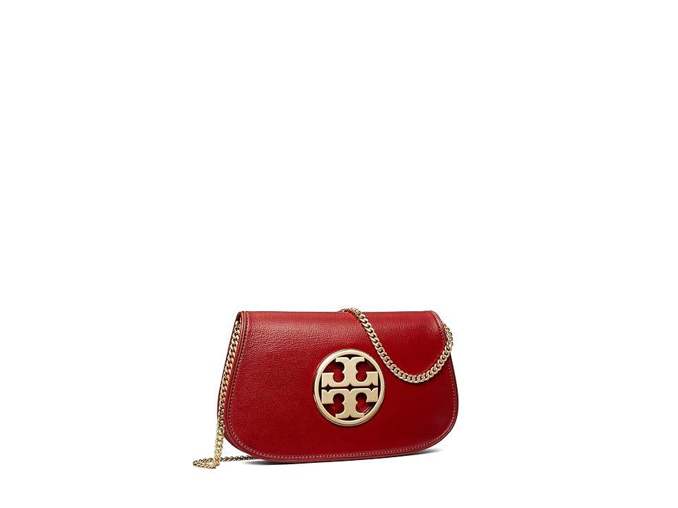 Womens Reva Leather Clutch-On-Chain Product Image