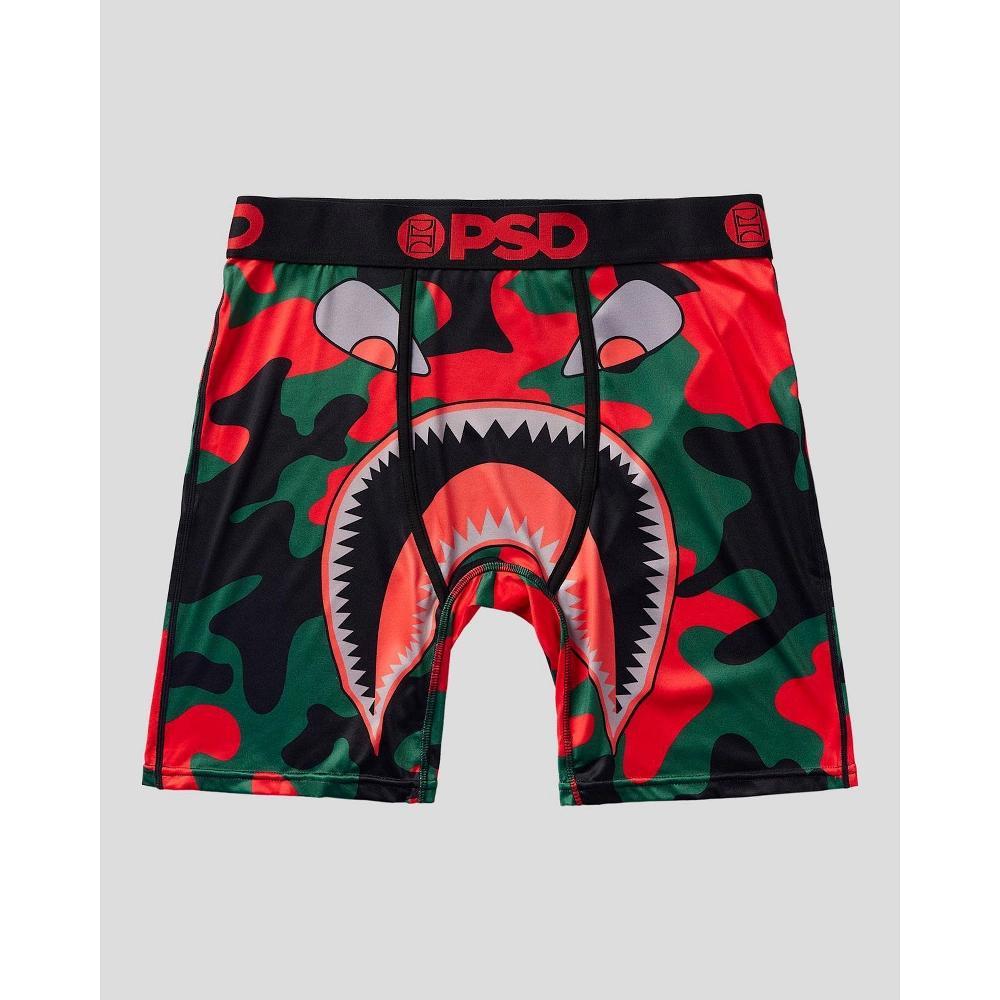 PSD Mens Warface Print Boxer Briefs 2pk - Dark /Red/Black Product Image