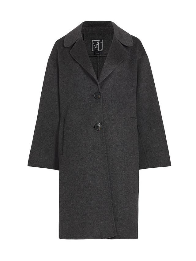 Womens Kelly Long Wool Cocoon Coat Product Image