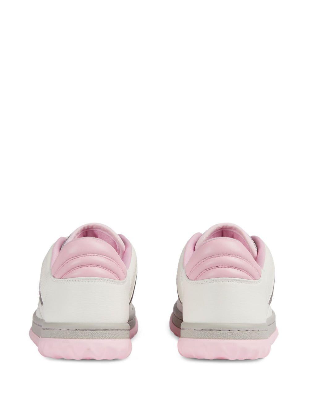 Mac80 Leather Sneakers In Pink Product Image