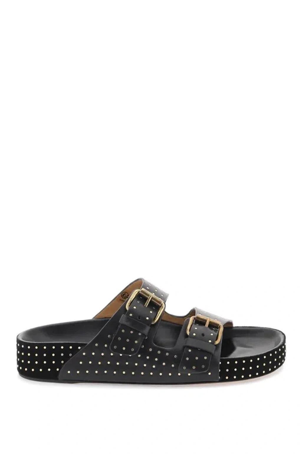 Embellished Slip-on Sandals In Black product image