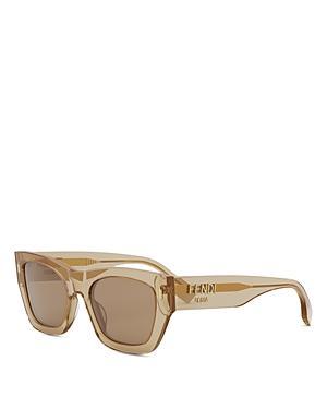 Fendi Roma 63mm Rectangular Sunglasses Product Image