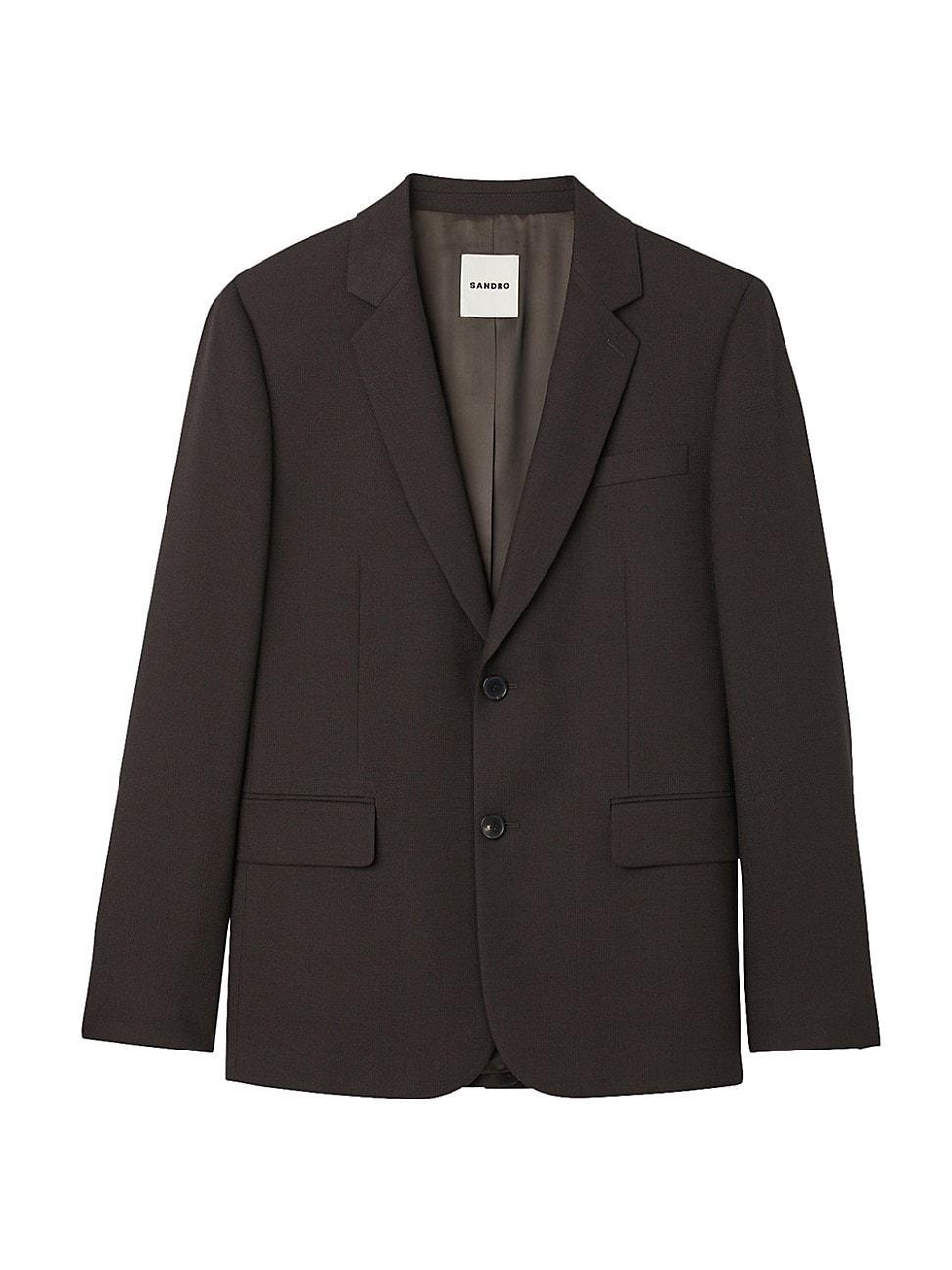 Mens Wool Suit Jacket Product Image