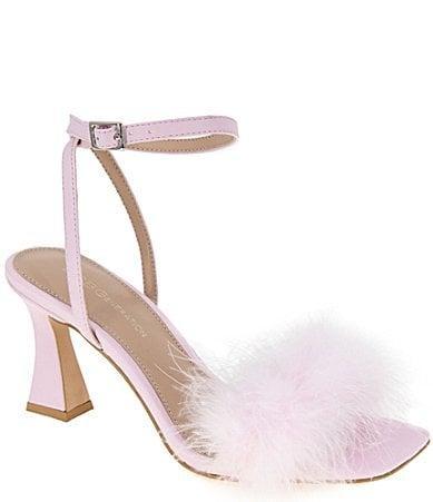 BCBGeneration Relby Faux Fur Dress Sandals Product Image