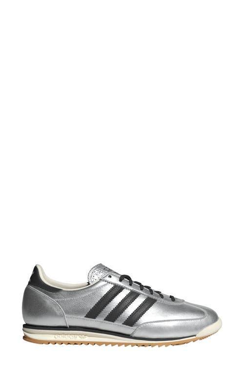 ADIDAS ORIGINALS Adidas Women's Originals Sl 72 Casual Shoes In Silver Metallic/core Black/off White Product Image