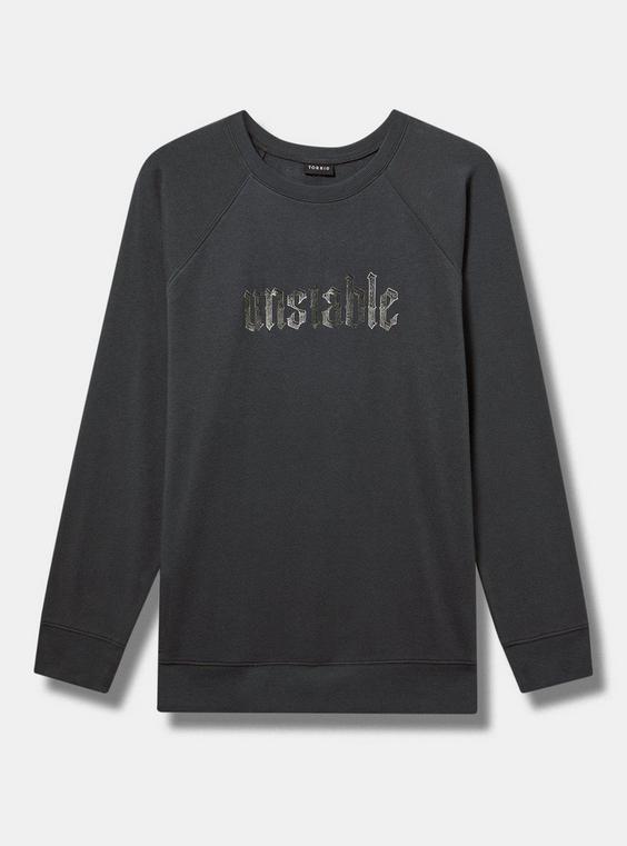 Unstable Fit Cozy Fleece Raglan Sweatshirt Product Image