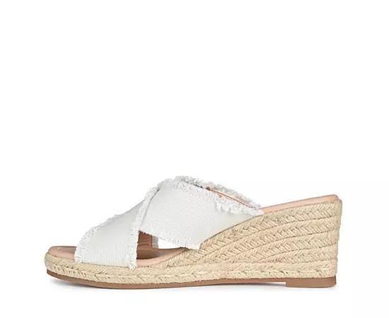 Journee Collection Shanni Womens Wedge Sandals Product Image