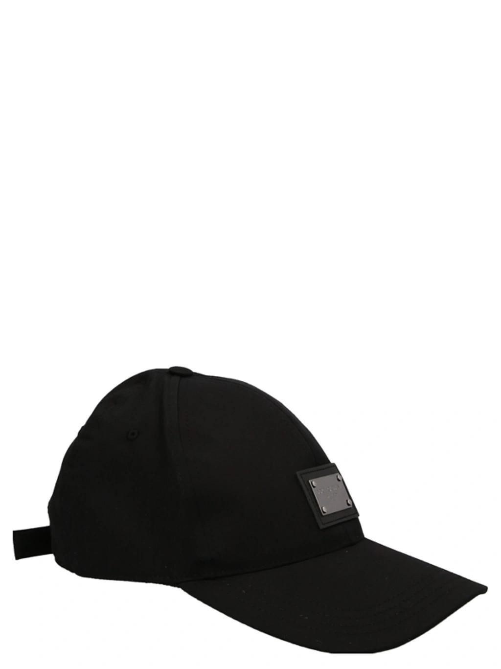 Logo-plaque Baseball Cap In Black Product Image