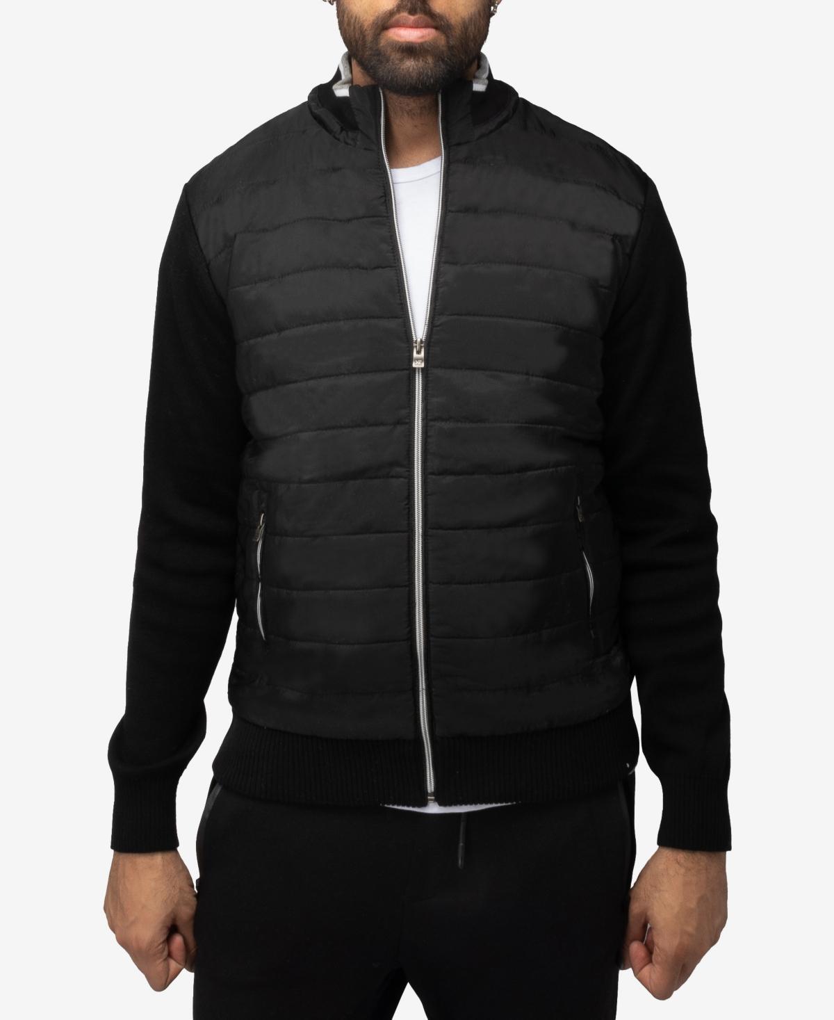 X-Ray Mens Lightly Padded Hybrid Sweater Jacket Product Image