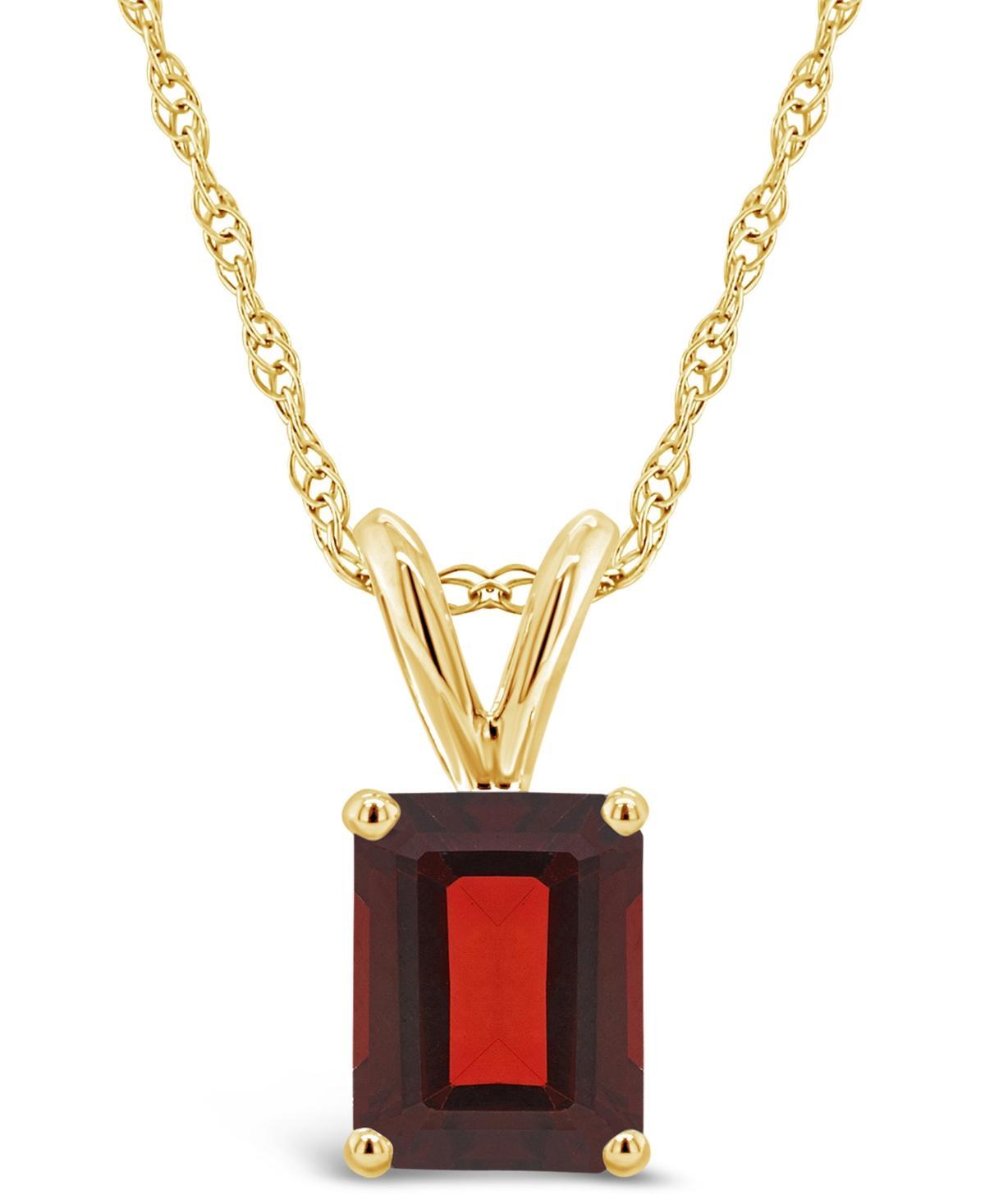 Garnet (2 ct. t.w.) Pendant Necklace in 14K Yellow Gold Product Image