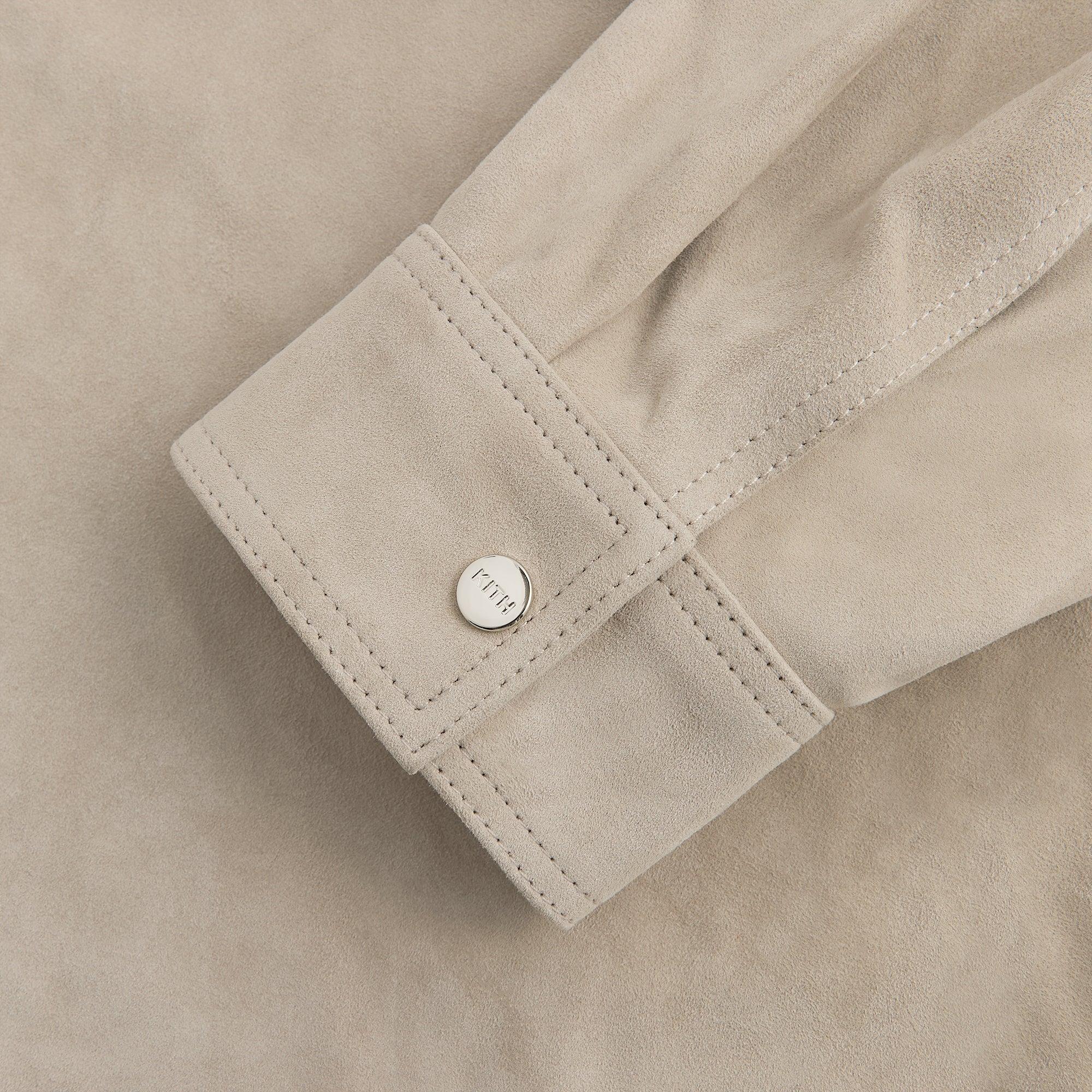 Kith Suede Apollo Shirt - Malt Male Product Image