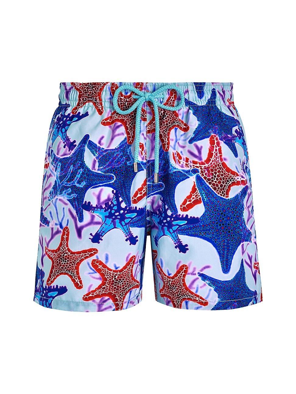 Mens Glowed Stars Swim Trunks Product Image