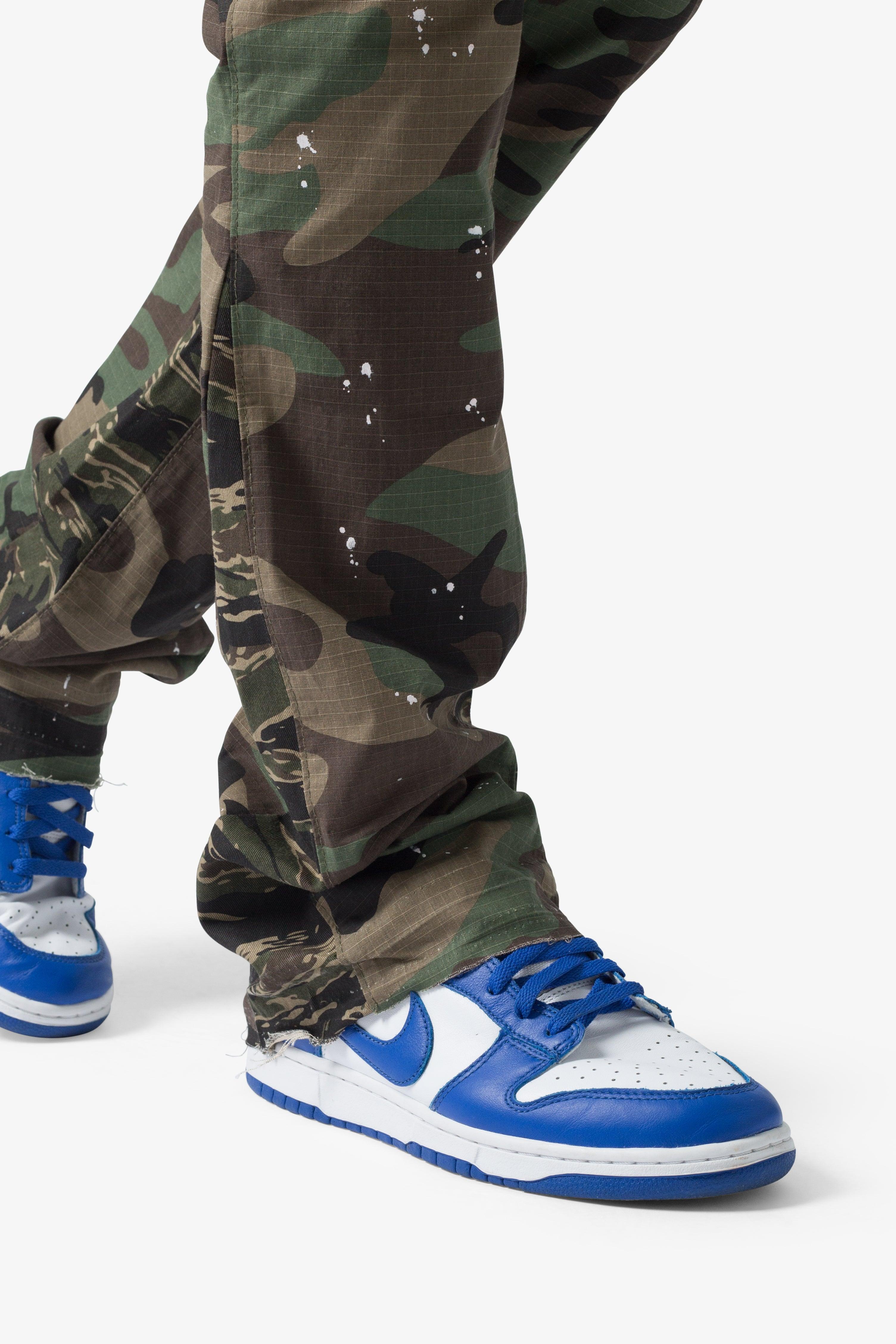 Bootcut Cargo Pants - Camo Product Image