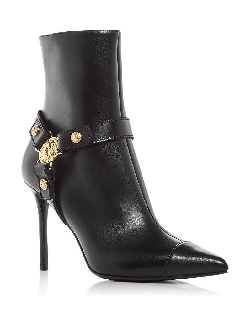 Balmain Womens Eva Pointed Toe High Heel Booties Product Image