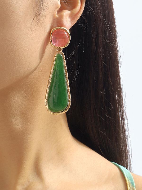 Geometric Drop Earrings Product Image