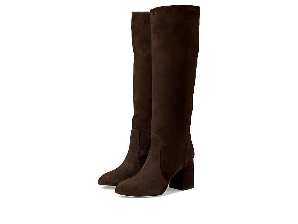 Stuart Weitzman Flareblock 85 Slouch Boot (Walnut) Women's Shoes Product Image