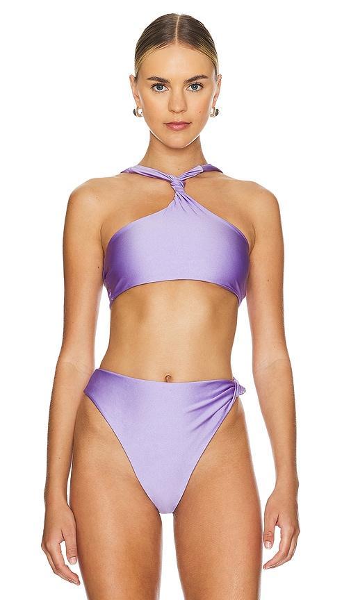 Twisted Halter Bikini Top Product Image