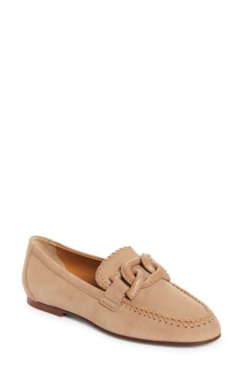 Womens Logo-Accented Suede Loafers Product Image