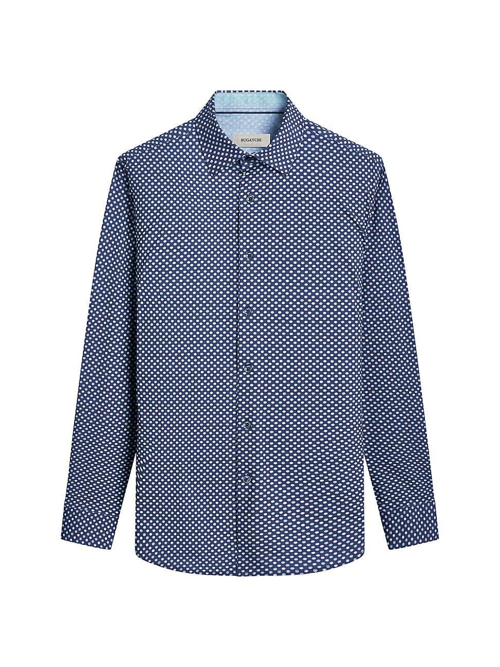 Mens Jimmy Printed Cotton-Blend Shirt Product Image