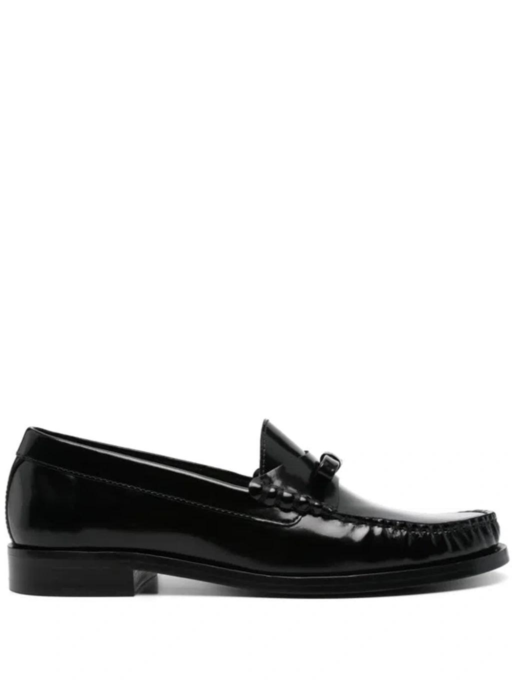 Lottie Bow Loafers In Black product image