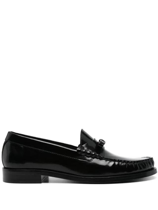 Lottie Bow Loafers In Black Product Image