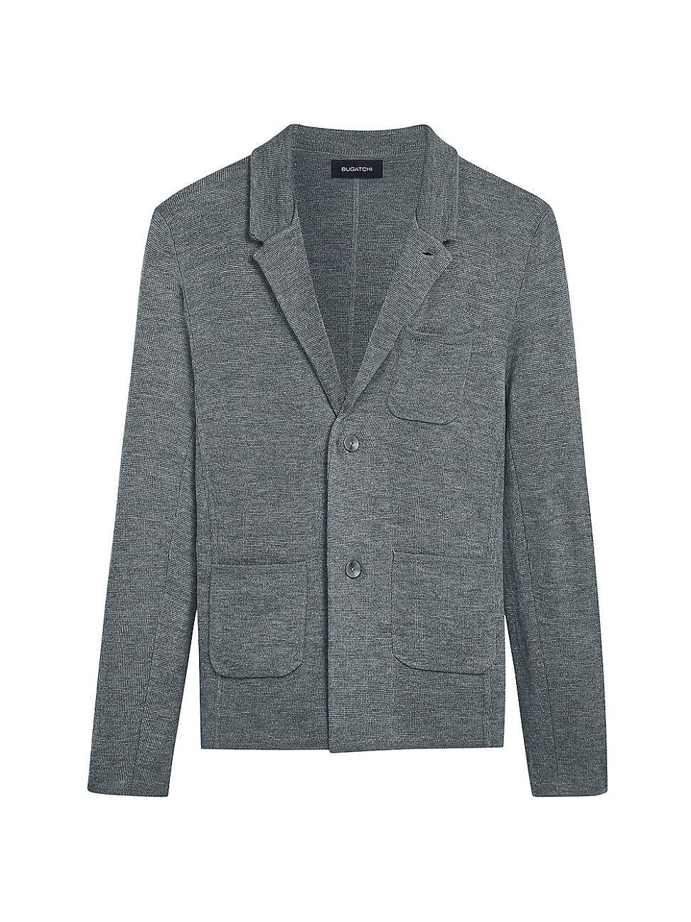 Mens Sweater Knit Blazer Product Image