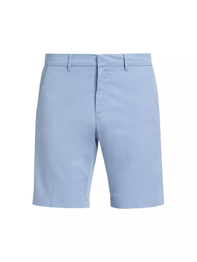 Slim-Fit Garment-Dyed Cotton-Blend Chino Shorts Product Image