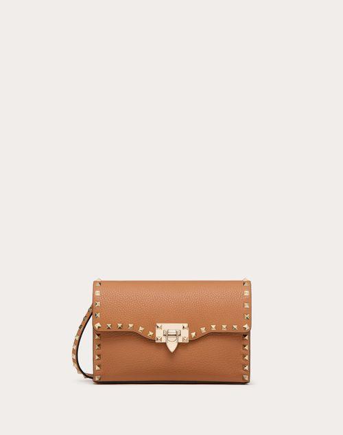 SMALL ROCKSTUD GRAINY CALFSKIN CROSSBODY BAG Product Image