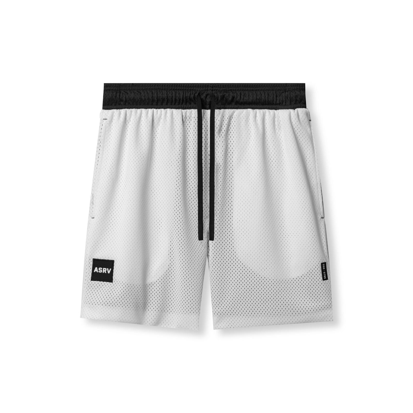 0795. SilverPlus™ Mesh Reversible Short  - Black/White Male Product Image